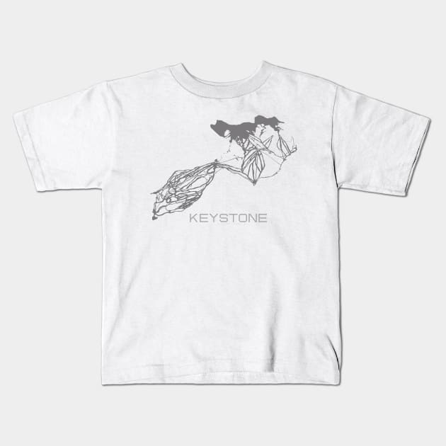 Keystone Resort 3D Kids T-Shirt by Mapsynergy